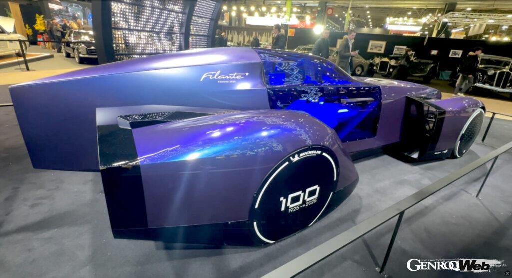 フィラント・レコード2025は全長✕全高は5.12m✕1.19mのモノポストである。