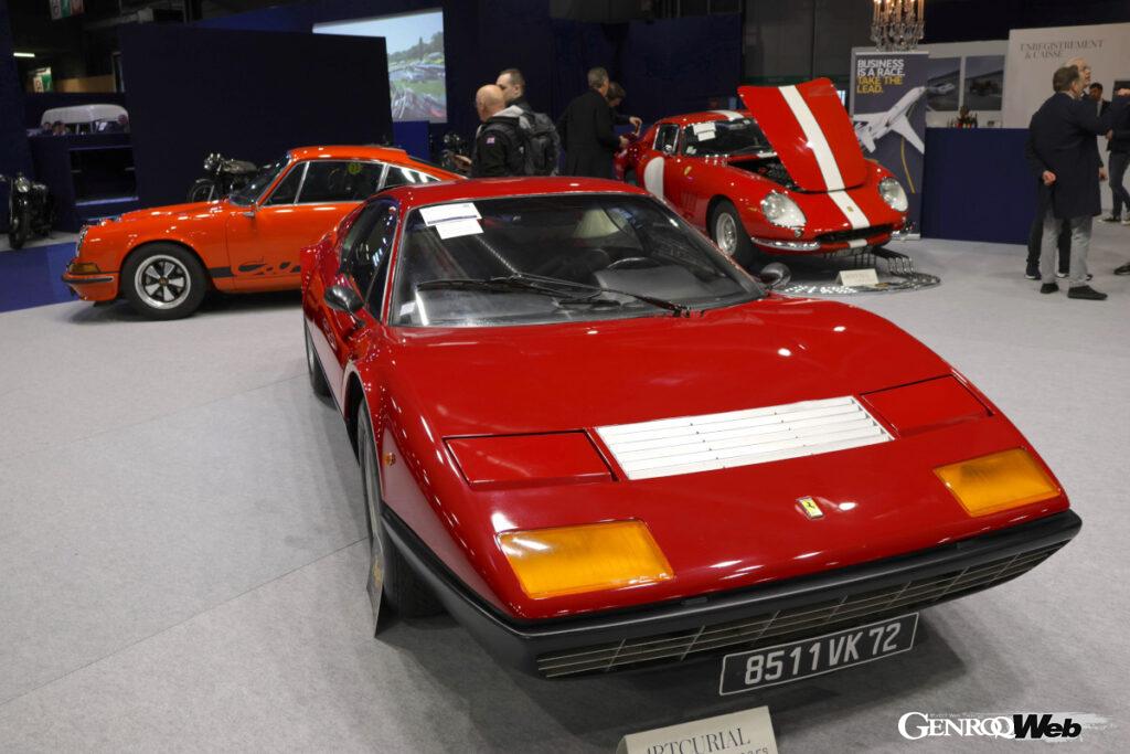 1974年フェラーリ「365GT4 ベルリネッタ・ボクサー」は、新車時代にフランスで納車されたもの。想定価格に達しない25万320ユーロ(約3990万円)で落札された。