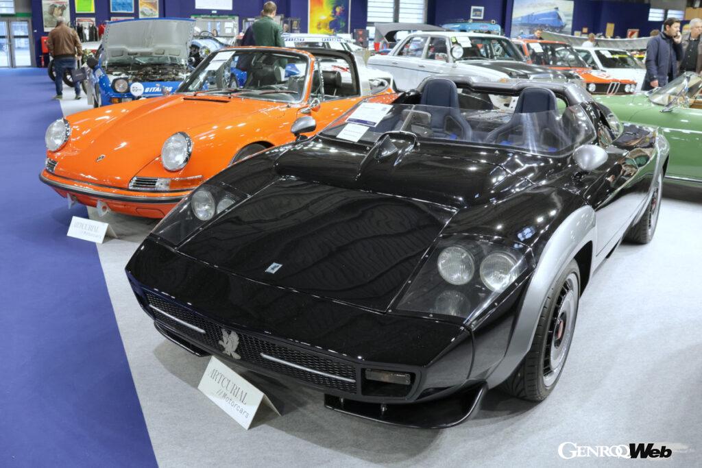 「イズデラ」は今日も存在するドイツの小規模コントストラクター。今回出品されたのは計14台が造られたとされるうちの「036i」1台で、1989年ジュネーブ・ショーの展示車だったが、売買には至らなかった。