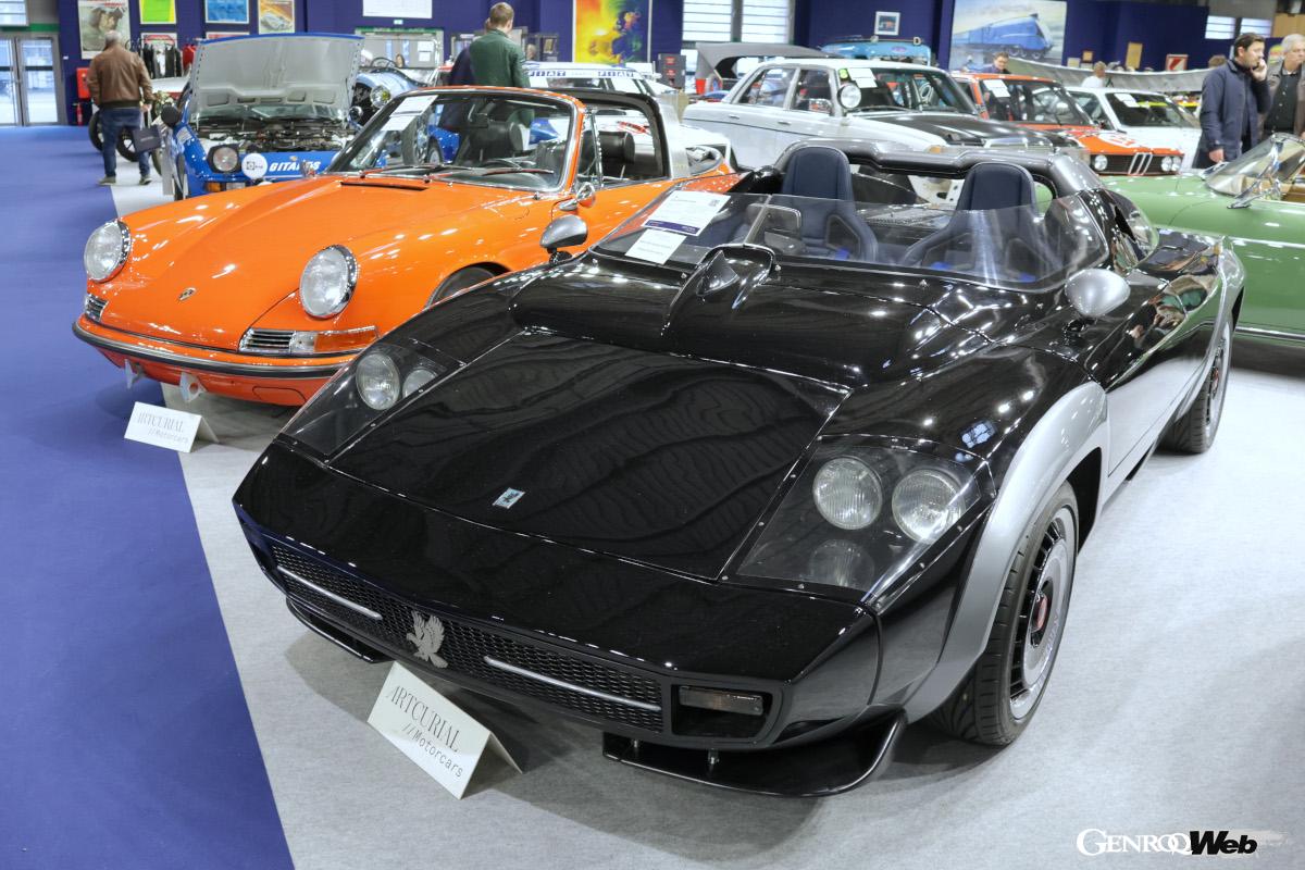 「イズデラ」は今日も存在するドイツの小規模コントストラクター。今回出品されたのは計14台が造られたとされるうちの「036i」1台で、1989年ジュネーブ・ショーの展示車だったが、売買には至らなかった。