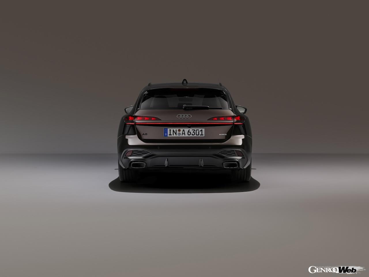 「アウディ A6 アバント」内燃機関搭載モデルのエクステリア。