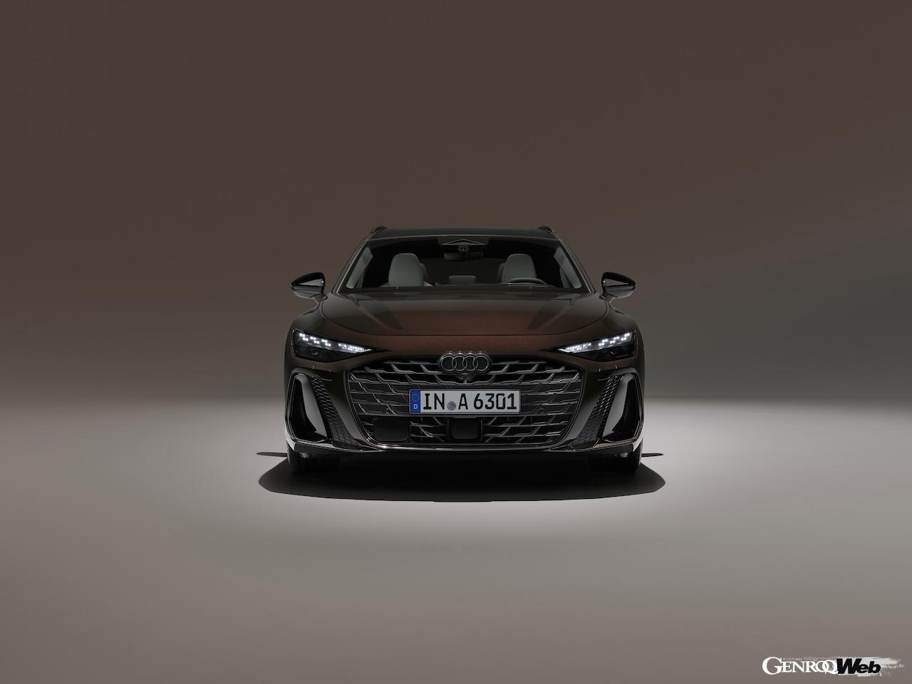 「アウディ A6 アバント」内燃機関搭載モデルのエクステリア。