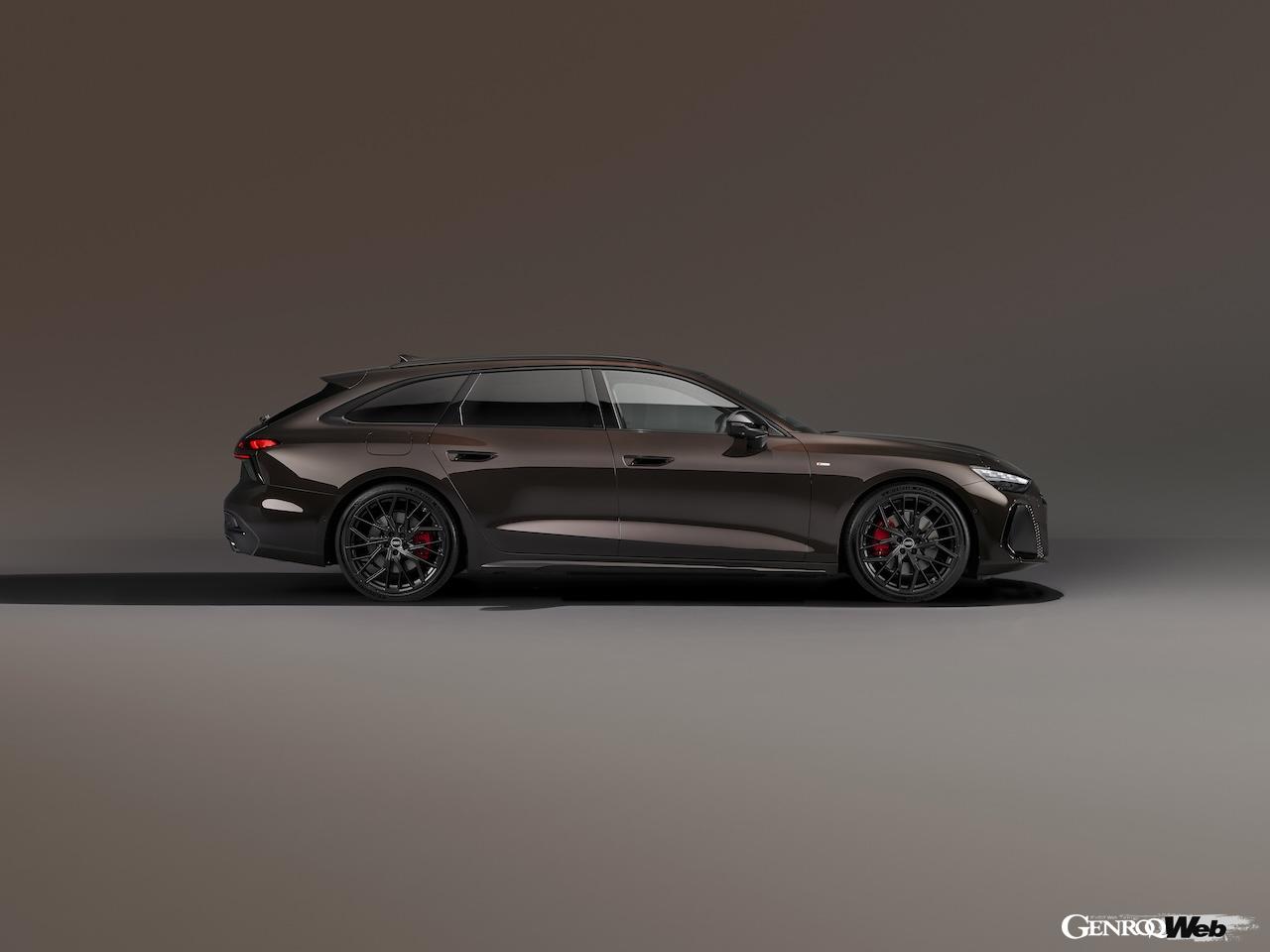 「アウディ A6 アバント」内燃機関搭載モデルのエクステリア。