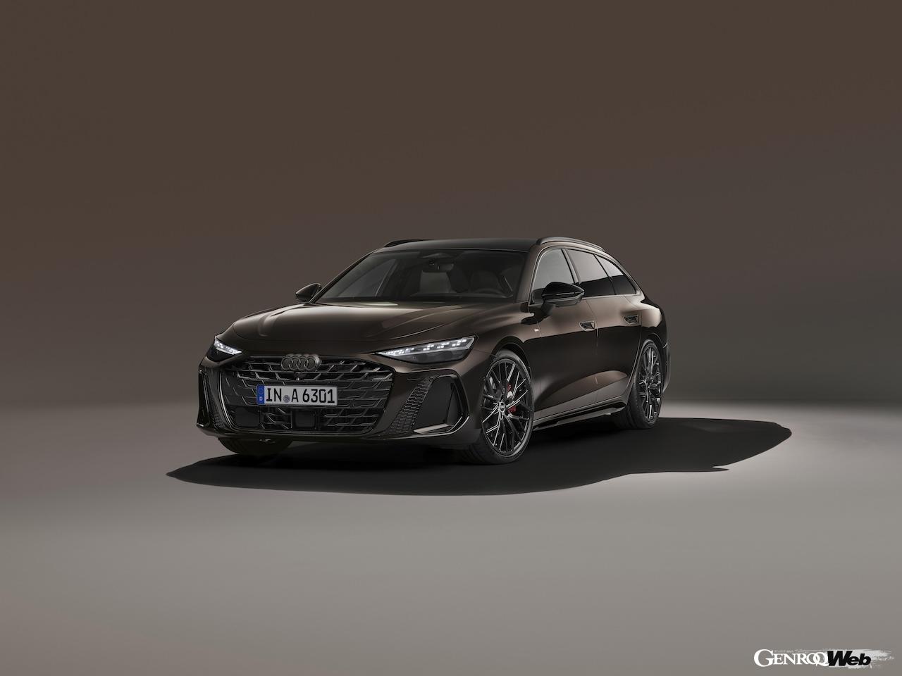 「アウディ A6 アバント」内燃機関搭載モデルのエクステリア。