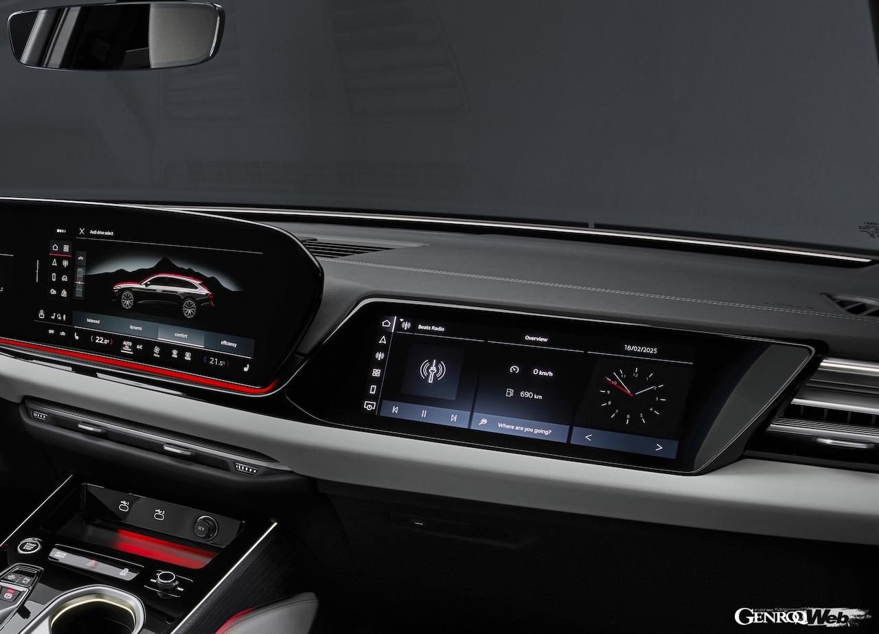 「アウディ A6 アバント」内燃機関搭載モデルのインテリア。