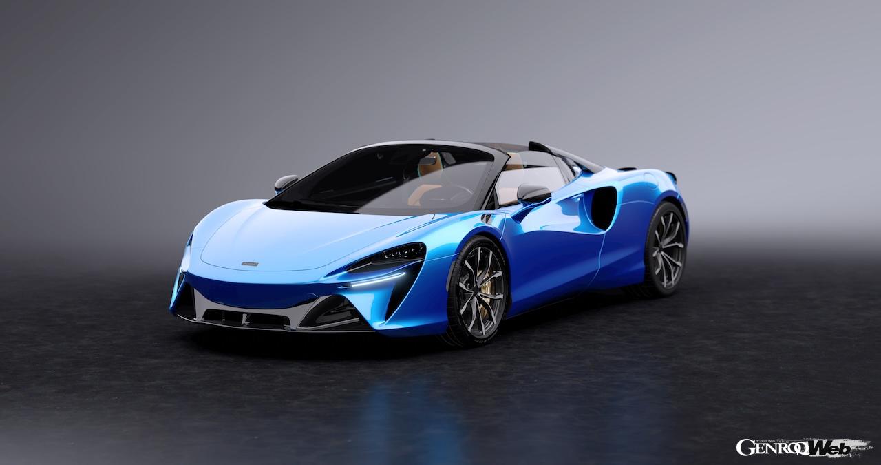 「Cerulean Blue」のMSO アルゥーラ スパイダー ジャパン リミテッド エディション。