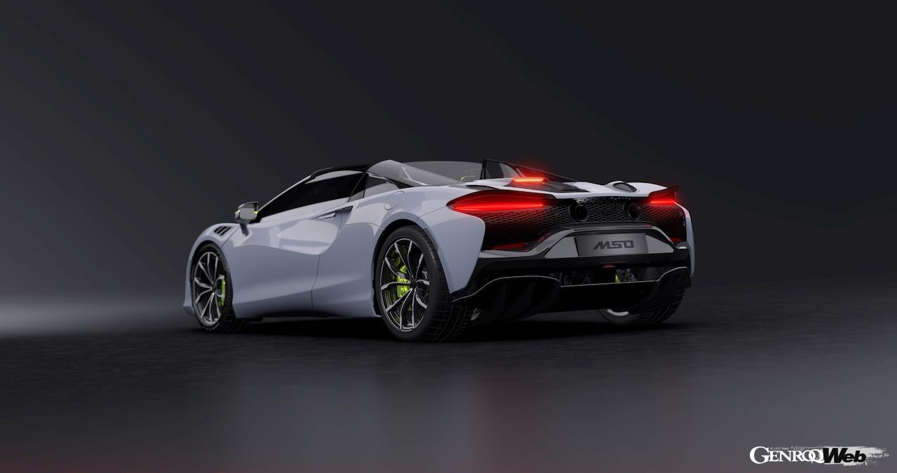 「Interstellar Grey」のMSO アルゥーラ スパイダー ジャパン リミテッド エディション。