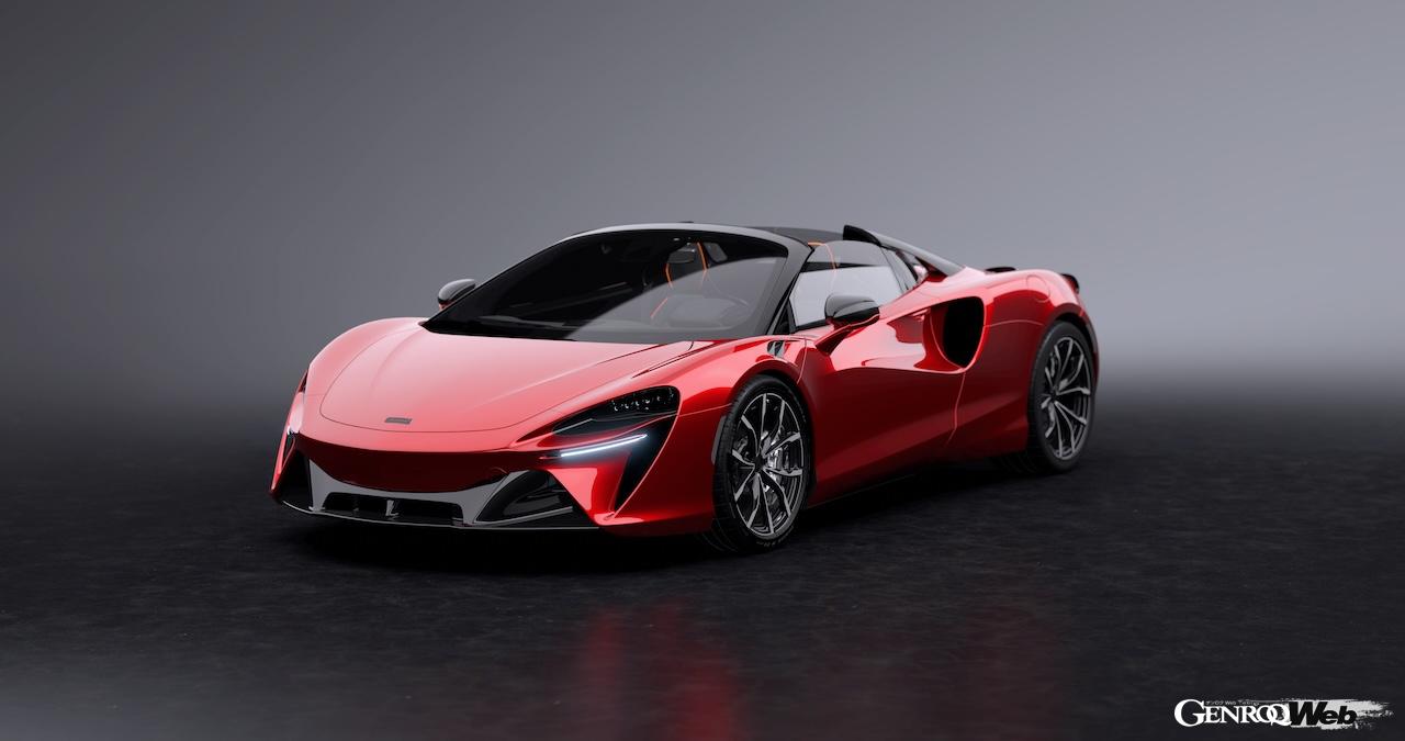 「Volcano Red」のMSO アルゥーラ スパイダー ジャパン リミテッド エディション。