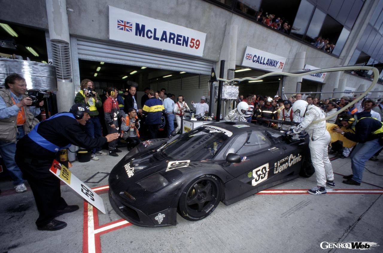 1995年のル・マン24時間レース、ランザンテ・モータースポーツのマクラーレン F1 GTR「コクサイ・カイハツUKレーシング」が、総合優勝を獲得。「プロジェクト95-59」は、この時のレーシングナンバー「59」と優勝年を組み合わせた。