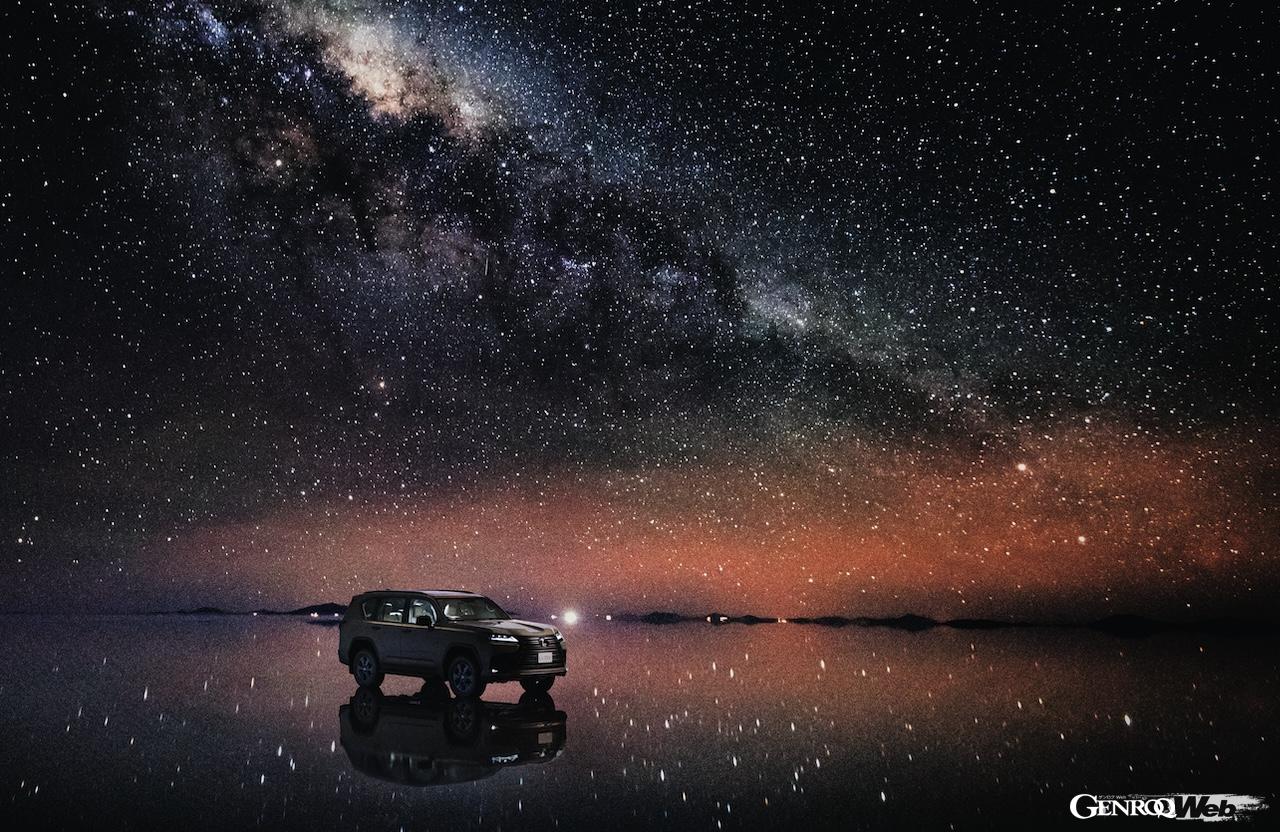 一部改良を施した「レクサス LX」のエクステリア。