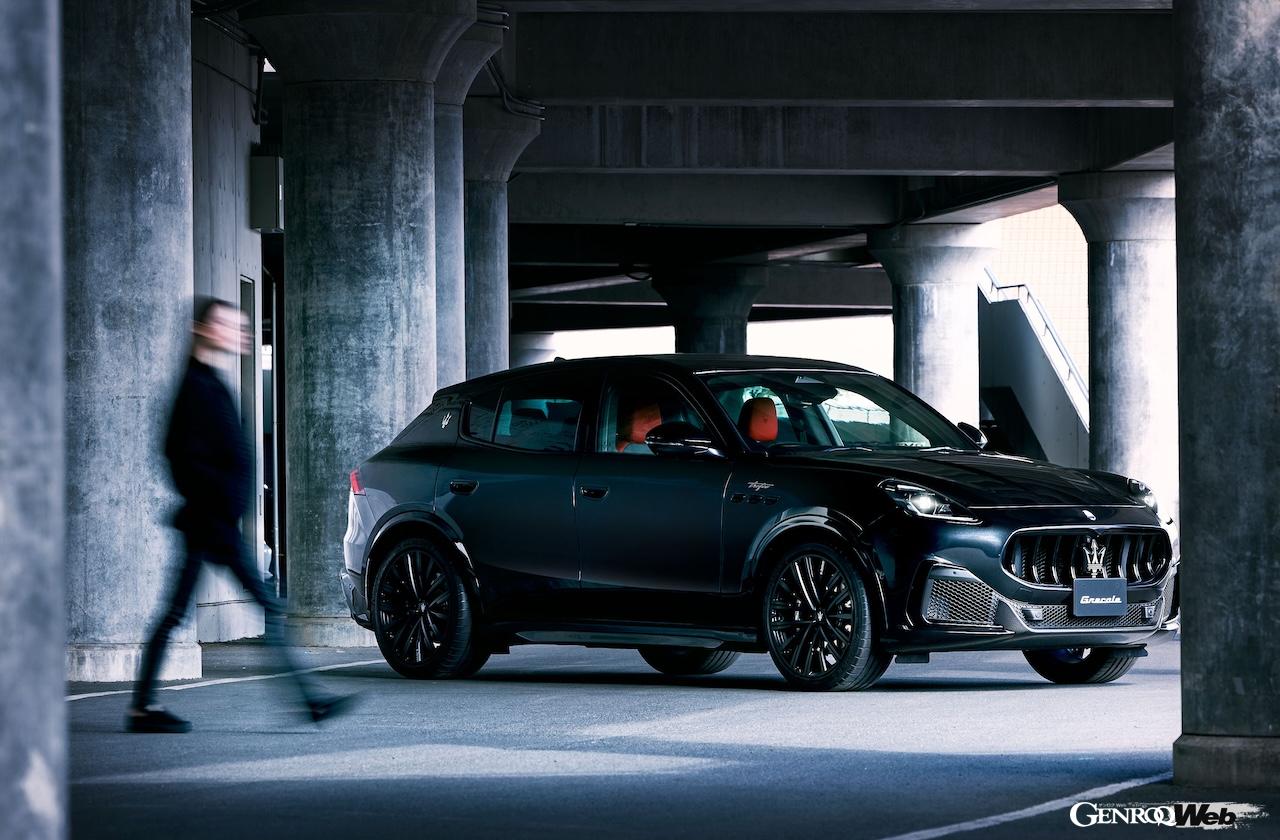 「マセラティ グレカーレ トロフェオ ネロ インフィニート」のエクステリア。