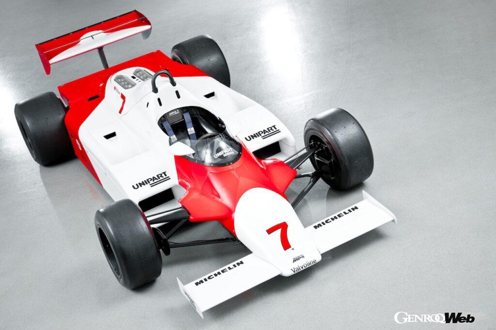 1981年シーズンに投入されたMP4/1は、F1初のカーボンファイバー製モノコックを採用。その後のF1において、カーボン製モノコックは一気に普及することになった。