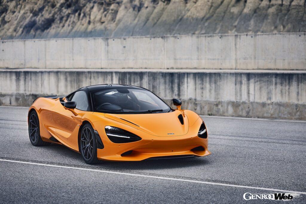 マクラーレン 720Sからは、新たなカーボンファイバー製モノコックシャシー「モノケージII」を導入。写真は、後継モデルの750S。