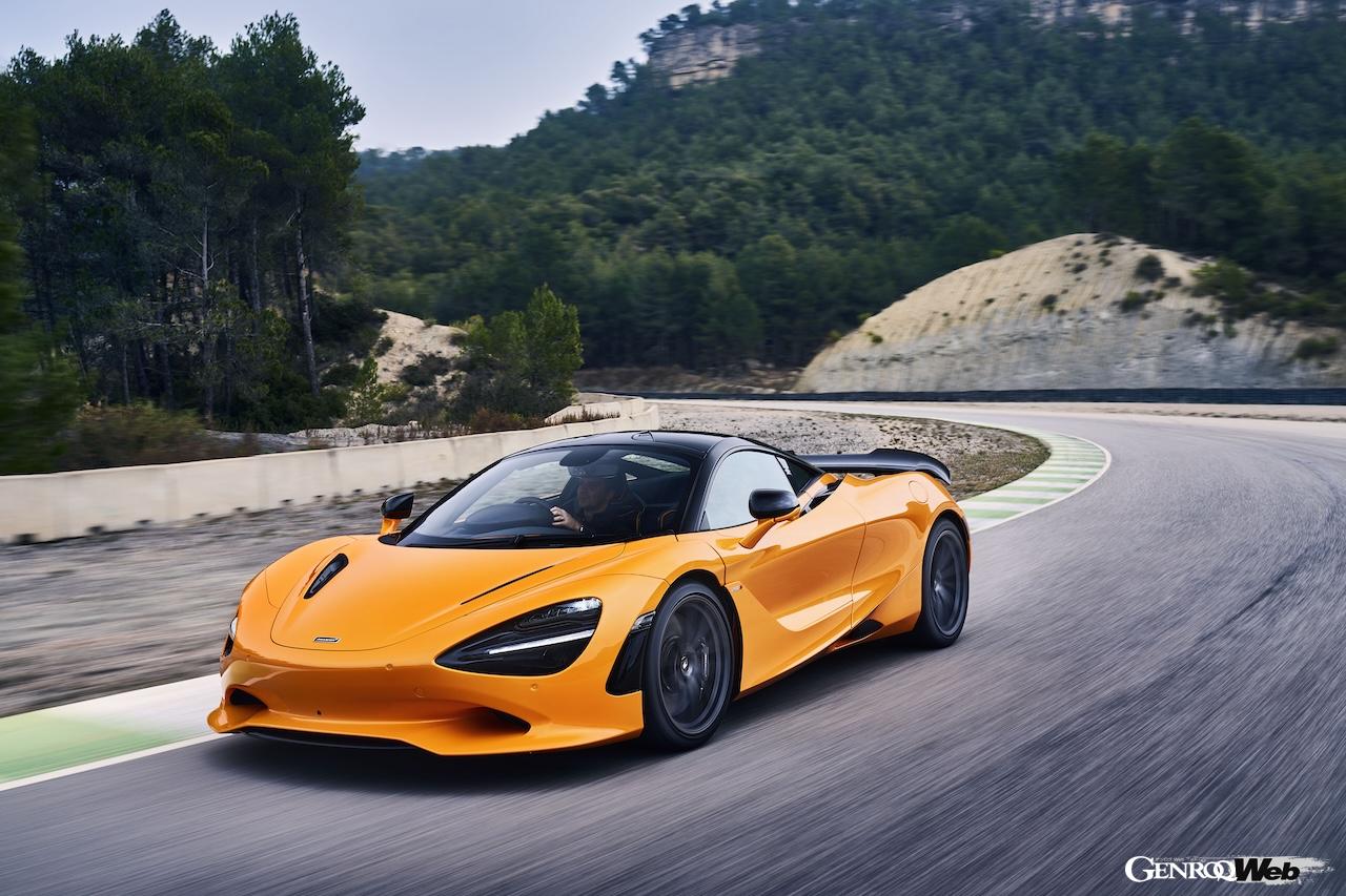 マクラーレン 720Sからは、新たなカーボンファイバー製モノコックシャシー「モノケージII」を導入。写真は、後継モデルの750S。