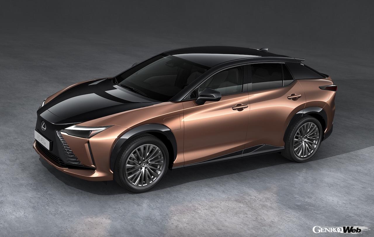 2025年秋から導入される「レクサス RZ」改良新型のエクステリア。