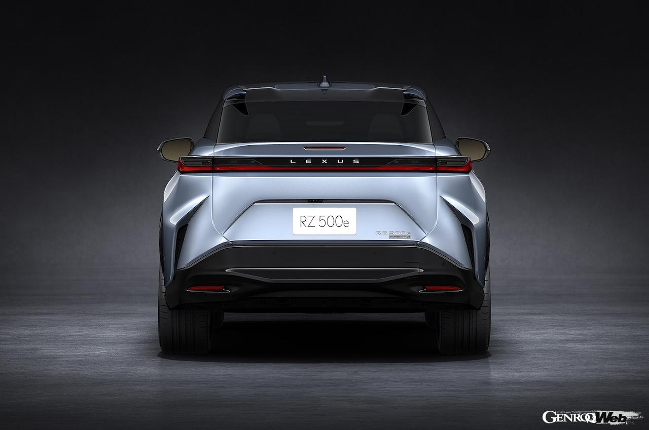 2025年秋から導入される「レクサス RZ」改良新型のエクステリア。