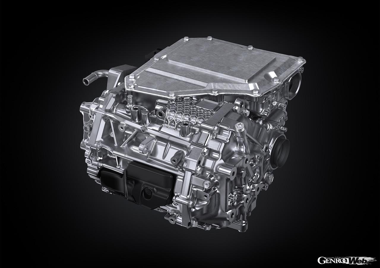 2025年秋から導入される「レクサス RZ」改良新型のフル電動パワートレイン。