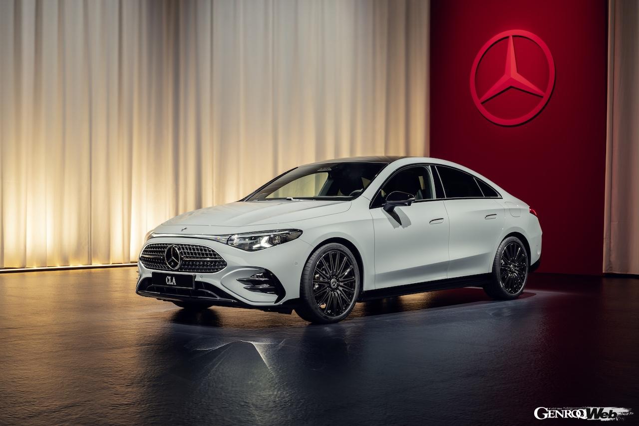 「メルセデス・ベンツ CLA 」マイルドハイブリッドモデルのエクステリア。