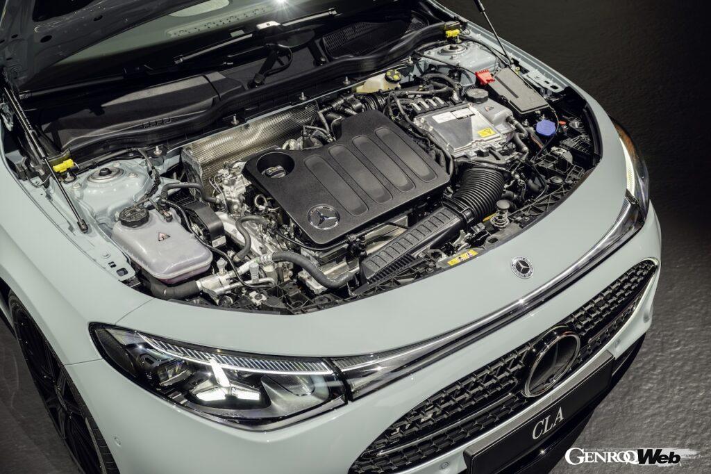 ハイブリッド仕様は、新開発1.5リッター直列4気筒「M252」ガソリンターボに、48Vマイルドハイブリッドが組み合わせられる。3種類の出力レベルをラインナップする予定だ。