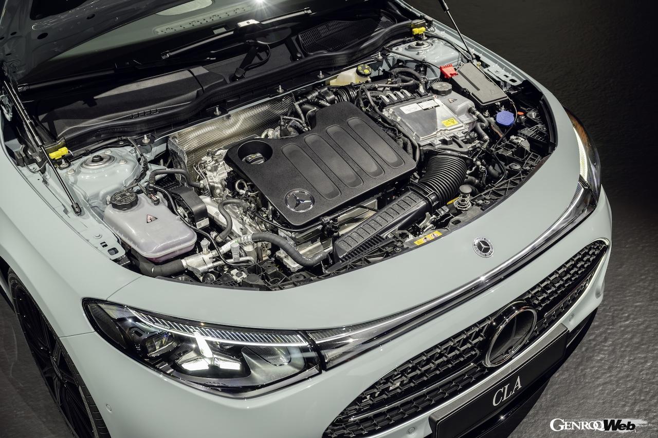 ハイブリッド仕様は、新開発1.5リッター直列4気筒「M252」ガソリンターボに、48Vマイルドハイブリッドが組み合わせられる。3種類の出力レベルをラインナップする予定だ。