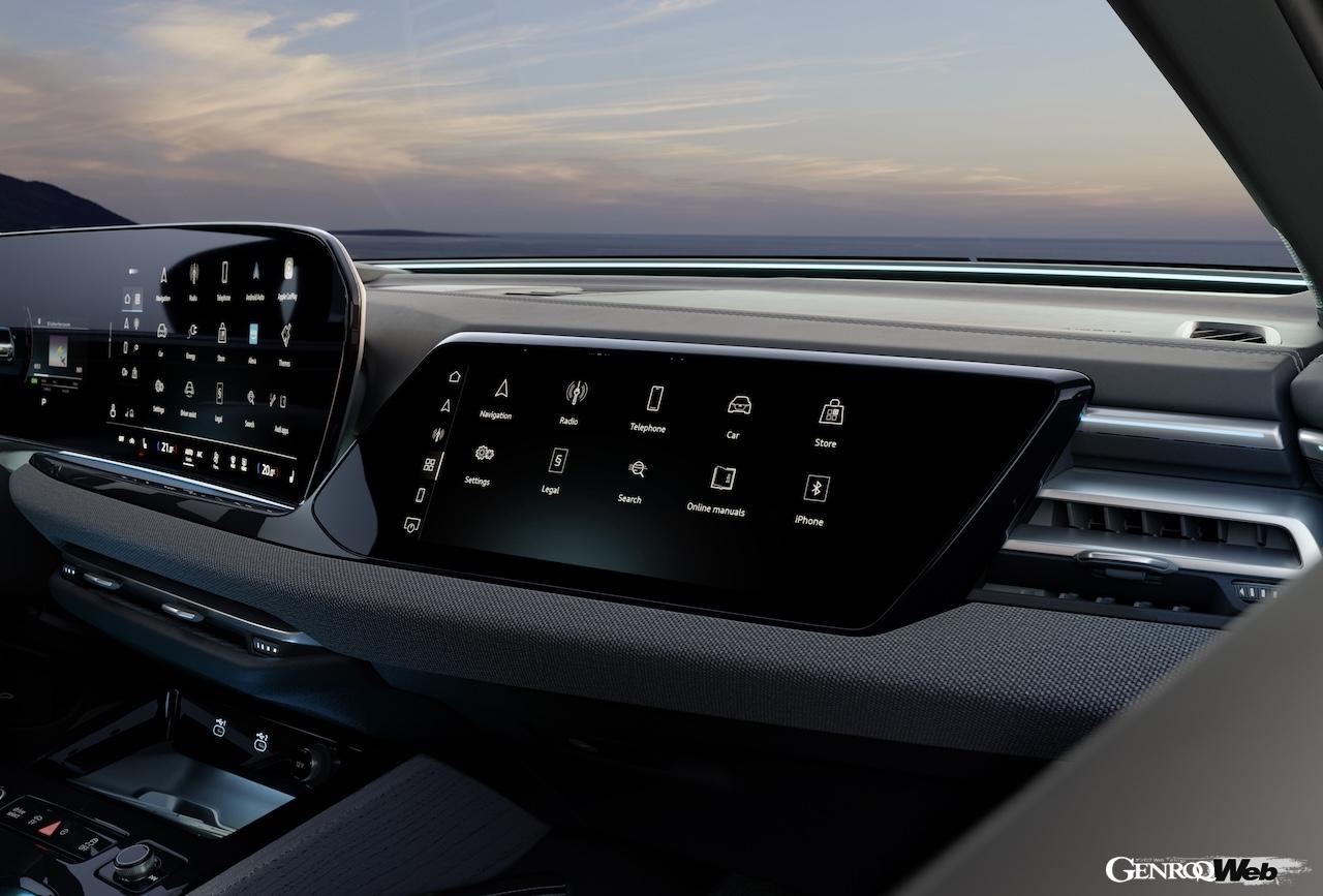 「アウディ A5 セダン e-hybrid quattro」のインテリア。