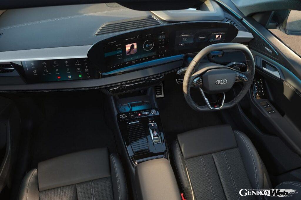 日本導入がスタートした「アウディ Q6 e-tron」のインテリア。