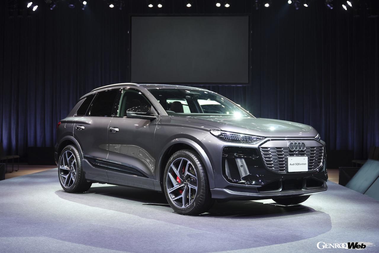 「アウディ Q6 e-tron」の日本プレミア。
