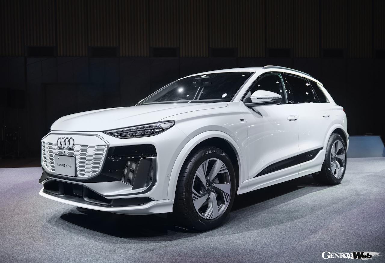 「アウディ Q6 e-tron」の日本プレミア。