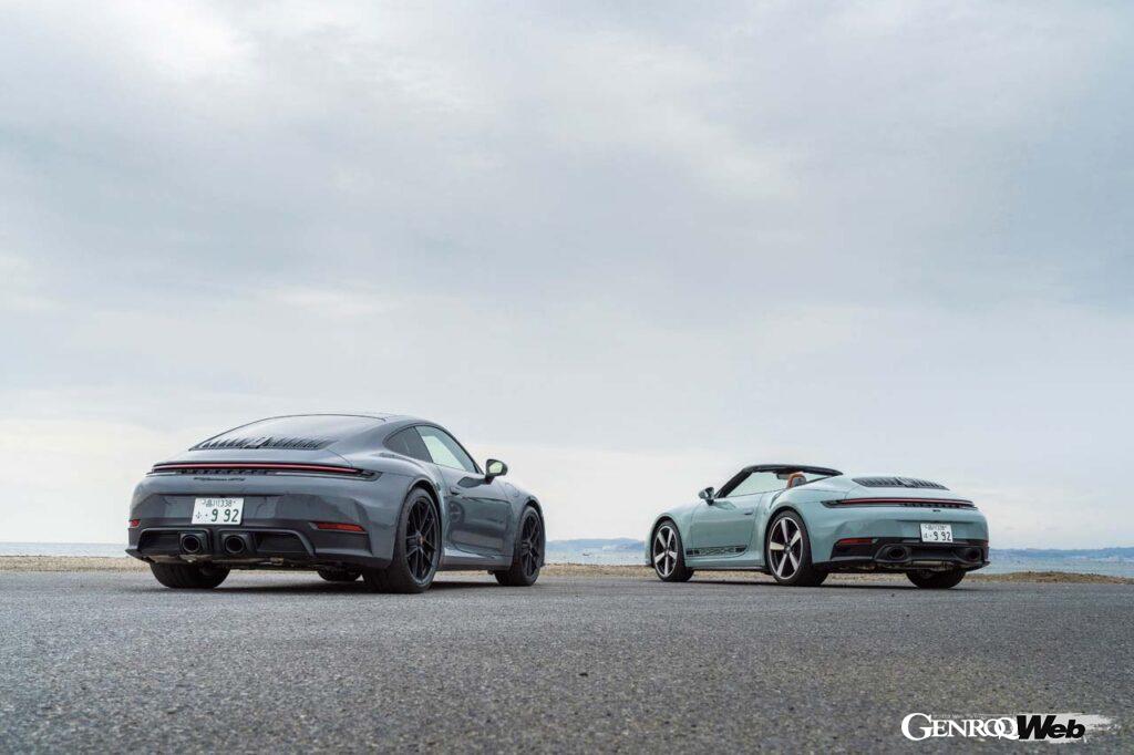 911初のハイブリッドシステムを搭載したGTSが、ついに日本に上陸した。911の60年の歴史の中でも水冷化以来の改革となるHVは、911の走りにどんな変化をもたらすのか。純エンジンをキープする911カレラとの比較を通して、その違いを明らかにしてみよう。