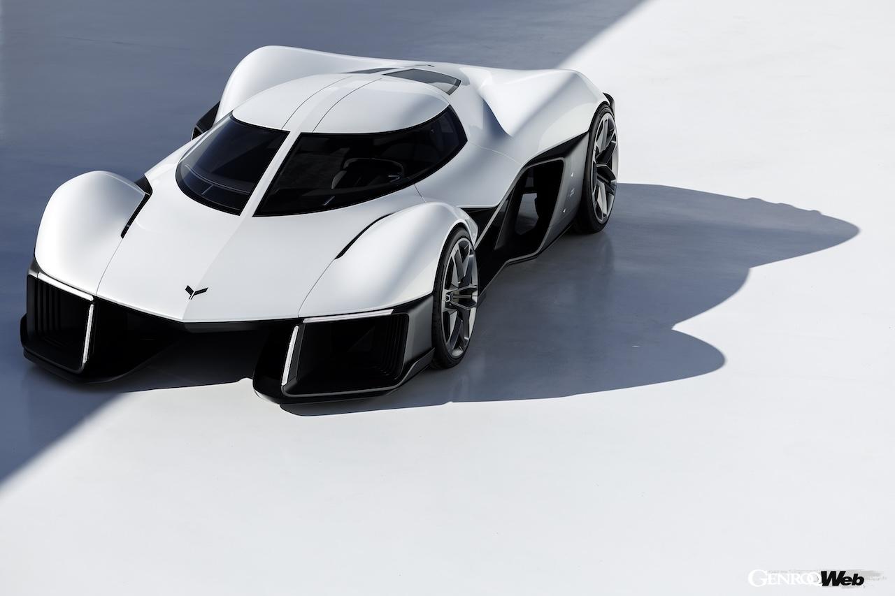 英国でデザインされた「シボレー コルベット コンセプトカー」のエクステリア。