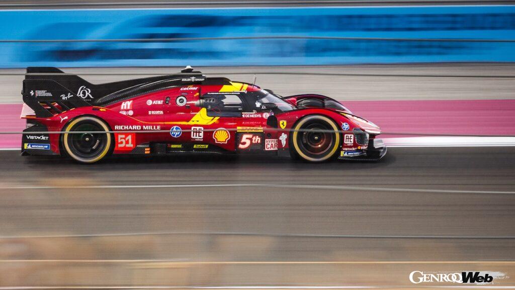 WEC開幕戦「カタール1812km」を制した50号車を筆頭に、3台のフェラーリ 499Pが第2戦「イモラ6時間」で連勝を狙う。