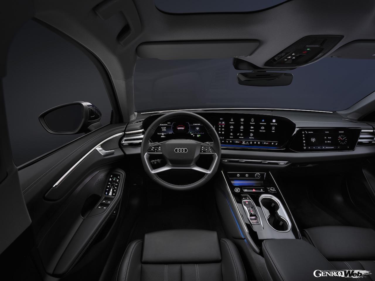 ICE搭載4サルーン「アウディ A6 セダン」のインテリア。