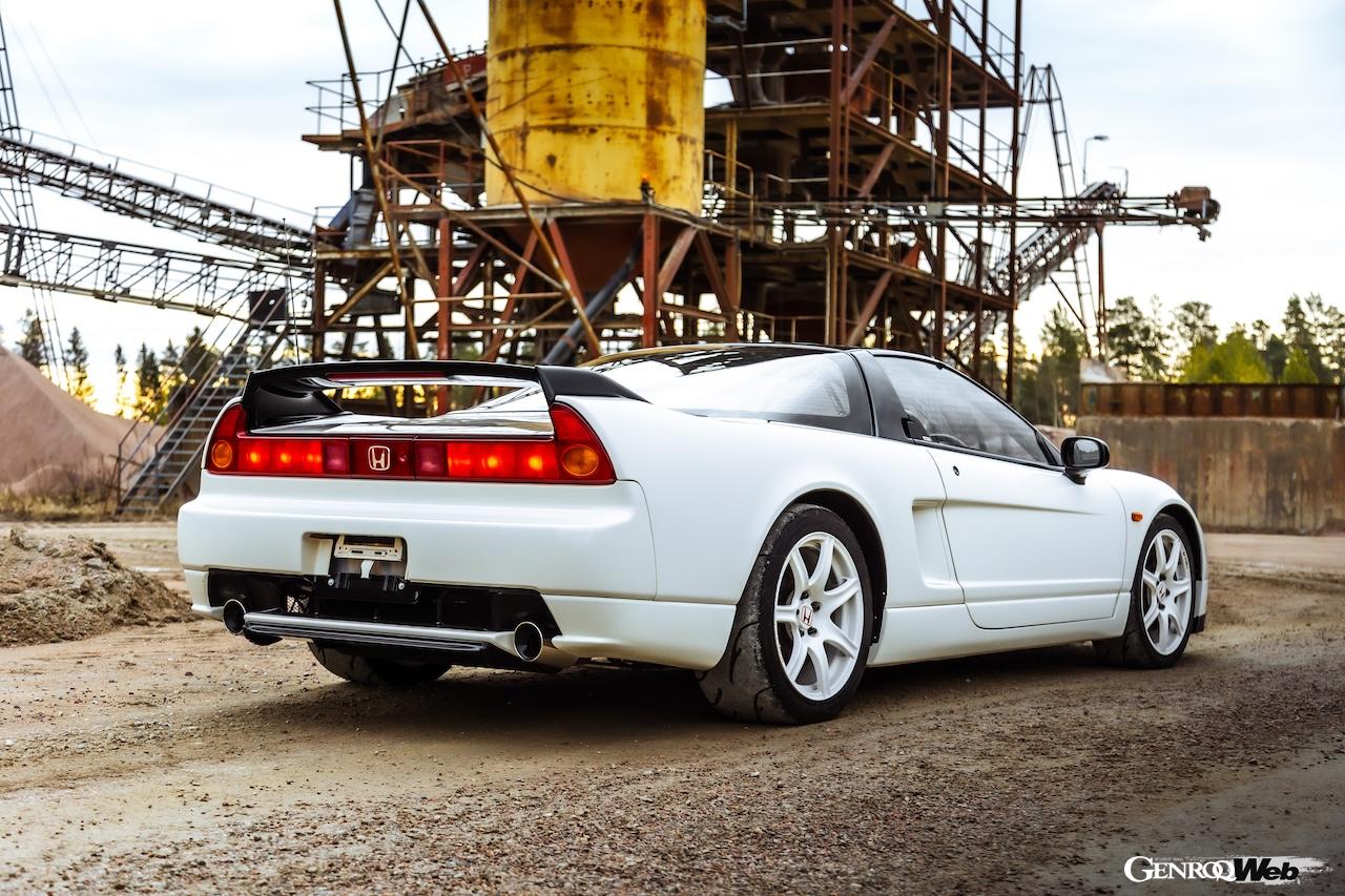 ブロードアロー・コンコルソ・デレガンツァ・ヴィラ・デステ・オークションに出品される、2003年型「ホンダ NSX タイプR」。