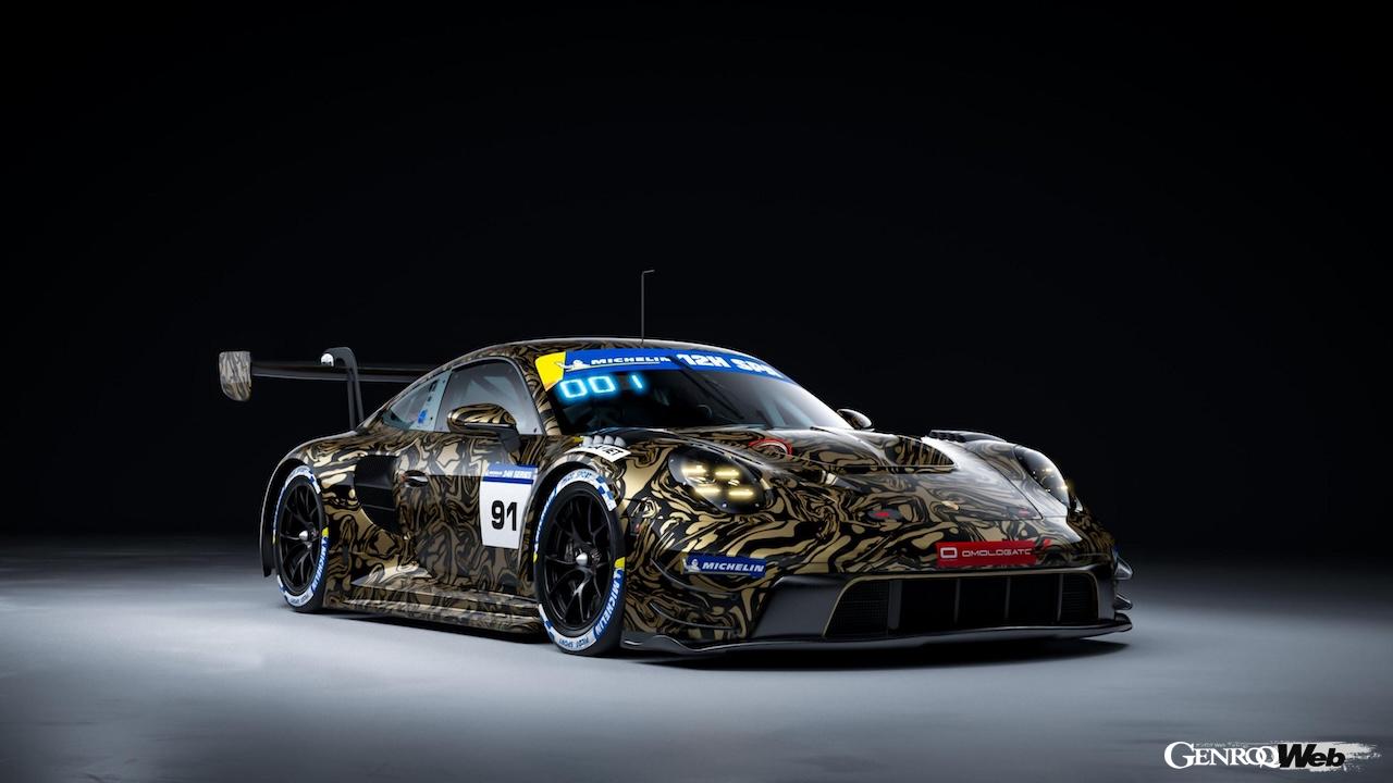「ポルシェ 911 GT3 R」エボ仕様のエクステリア。