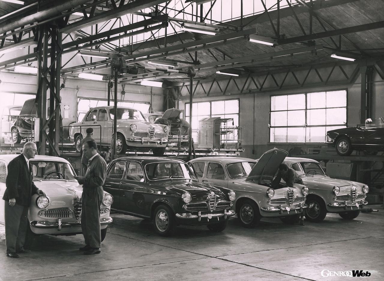 ジュリエッタ ベルリーナの生産開始を前に、アルファロメオはボルテッロ工場を再構築。生産能力は実に4倍にまで成長を果たしている。