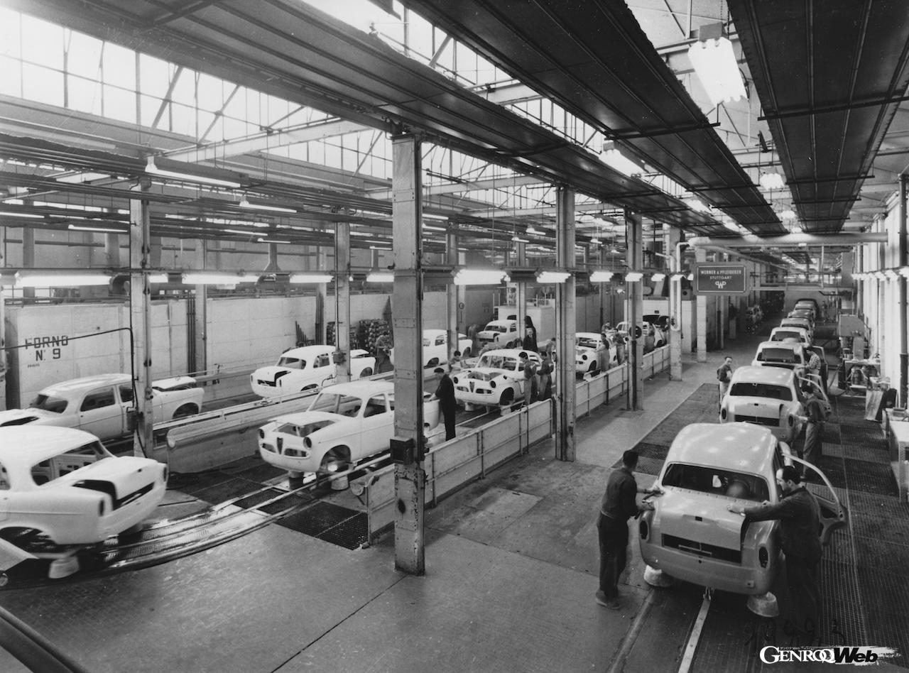 ジュリエッタ ベルリーナの生産開始を前に、アルファロメオはボルテッロ工場を再構築。生産能力は実に4倍にまで成長を果たしている。