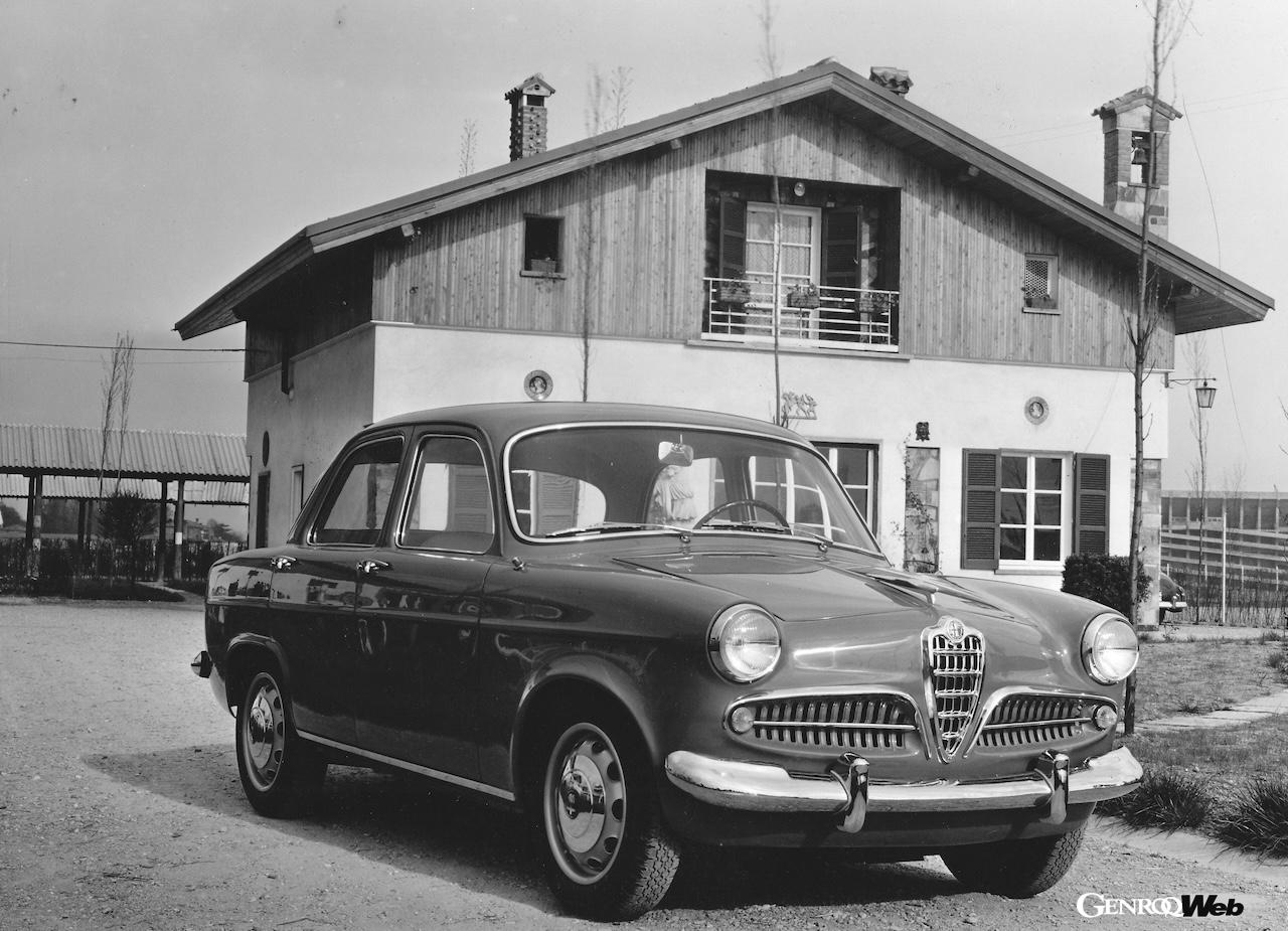 パワフルな1300cc直列4気筒DOHCエンジンを搭載するジュリエッタ ベルリーナは、スポーツサールンという新たなカテゴリーを欧州に作り上げることになった。