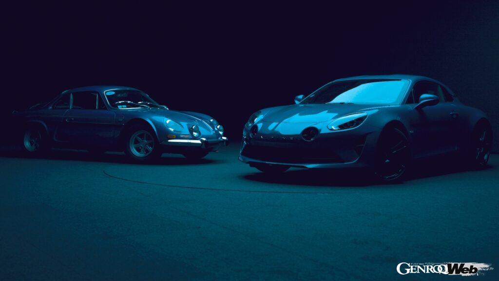 第2弾『アルピーヌ・シルエット』には、ローレンス・ヴァン・デン・アッカーとアントニー・ヴィランという二人のデザイナーが登場。アルピーヌが紡いできた、デザインの歴史を紐解く。