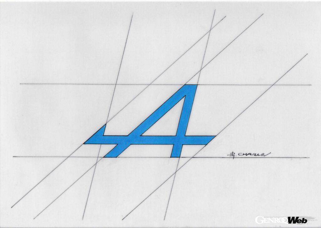 アルピーヌの立ち上げ当初から使われ続けてきた「A」のロゴマーク。そこには、アルピーヌが持つ不変の価値観が受け継がれている。