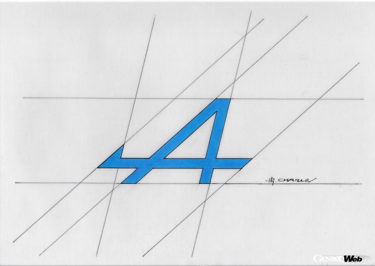 アルピーヌの立ち上げ当初から使われ続けてきた「A」のロゴマーク。そこには、アルピーヌが持つ不変の価値観が受け継がれている。