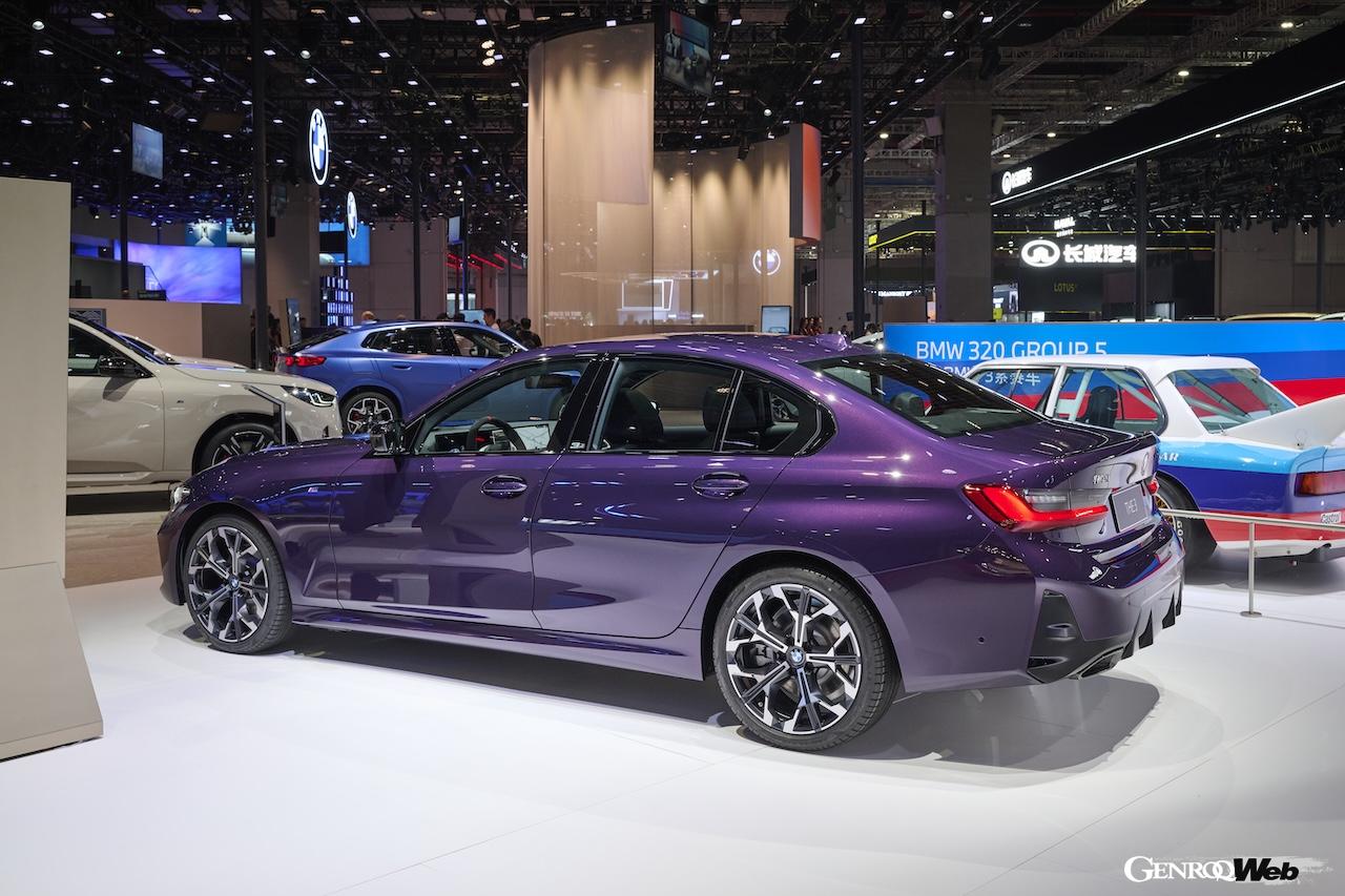 上海モーターショーで公開された「BMW 3 シリーズ 50 イヤーズ エディション」。