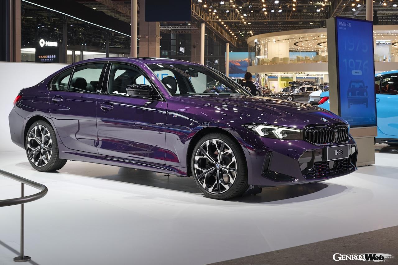 上海モーターショーで公開された「BMW 3 シリーズ 50 イヤーズ エディション」。