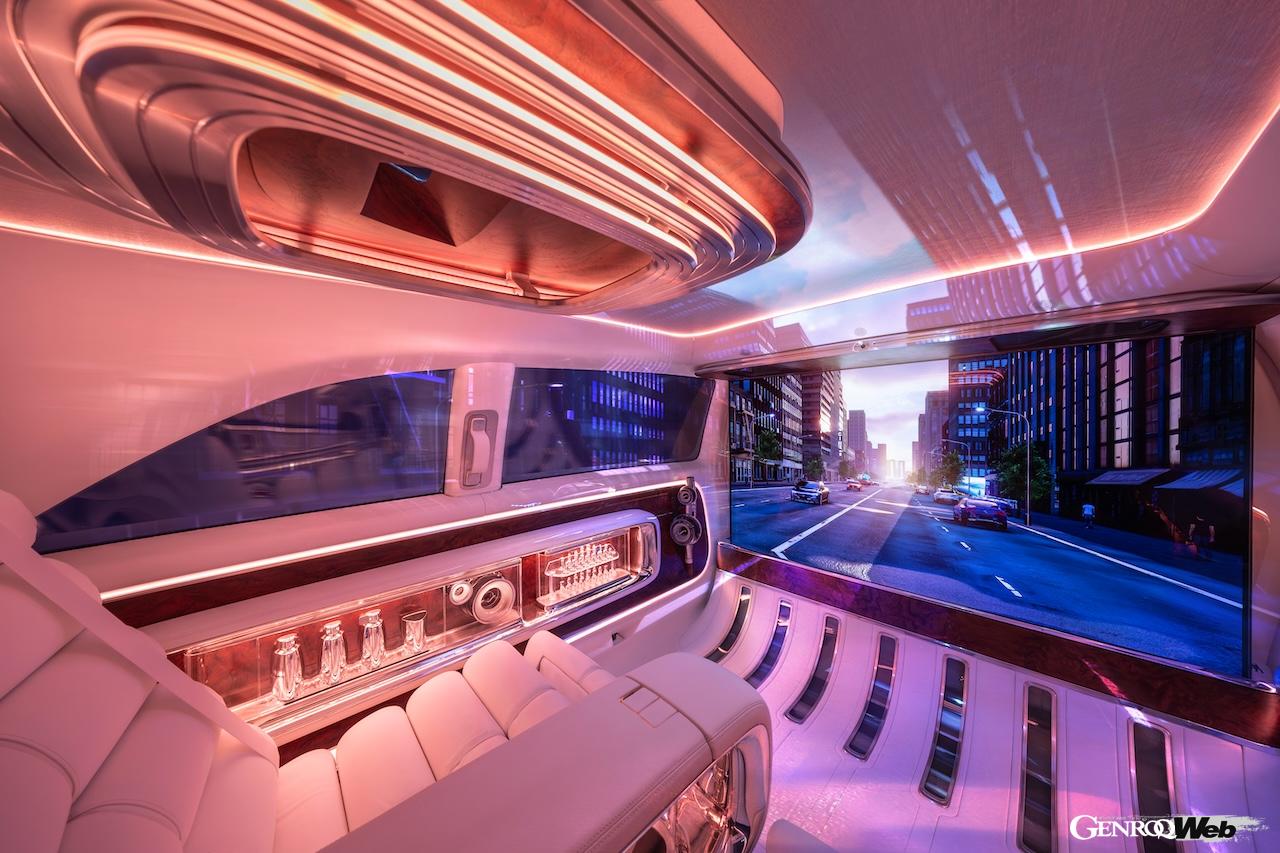 「メルセデス・ベンツ ヴィジョン V」のインテリア。