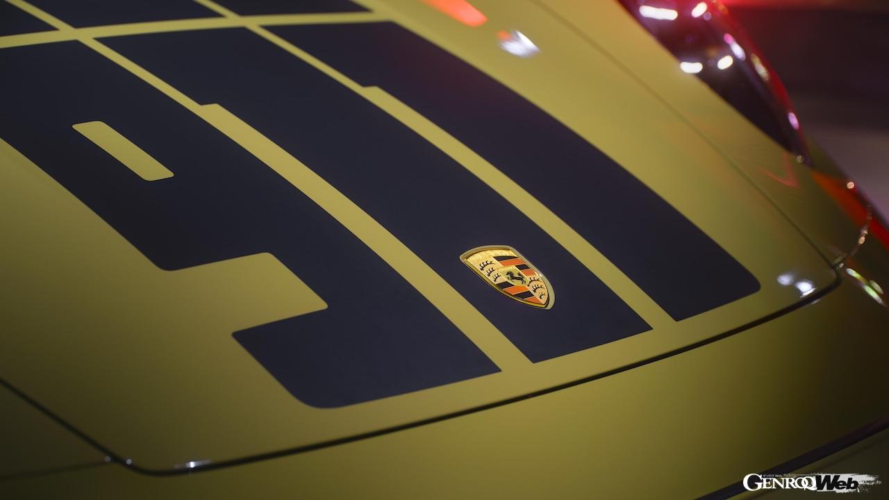 「ポルシェ 911 スピリット70」のエクステリア。