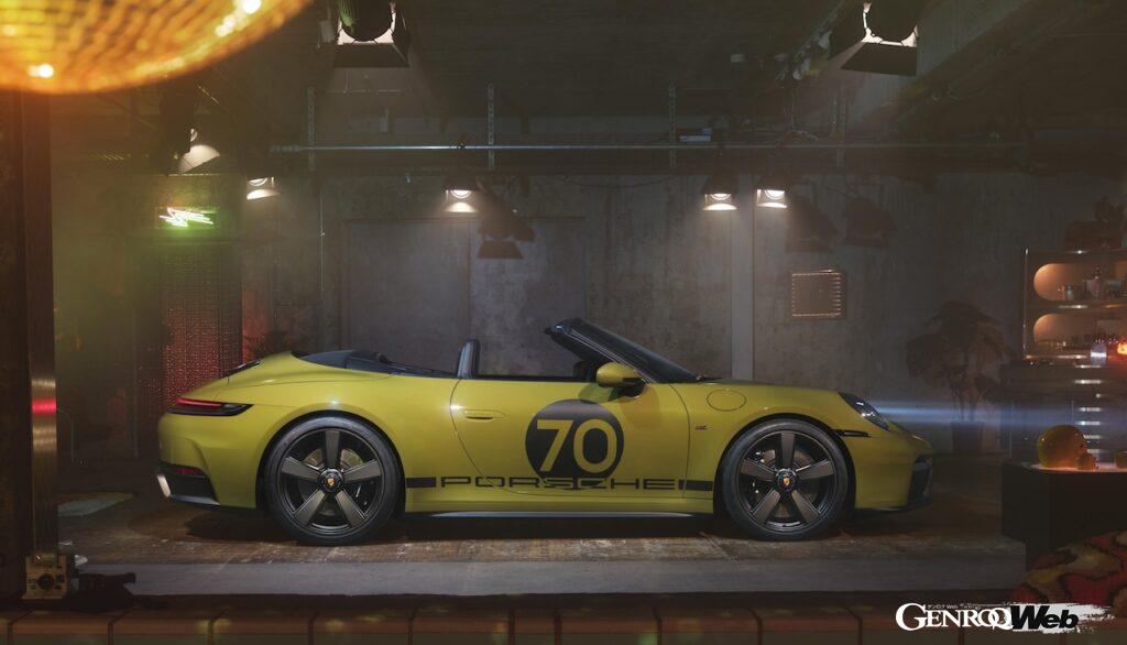 「ポルシェ 911 スピリット70」のエクステリア。