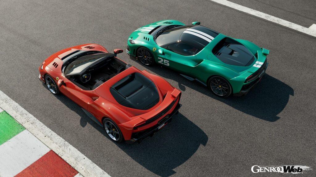 296 GTBのスペシャル仕様として開発され、ボディタイプはベルリネッタの「296 スペチアーレ」とオープンボディの「296 スペチアーレ A（アペルタ）」をラインナップする。