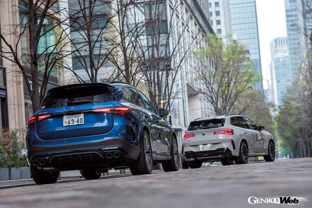 軽快さのBMW、重厚感のAMG。乗れば乗るほど、両車のキャラクターの違いは鮮明になっていった。