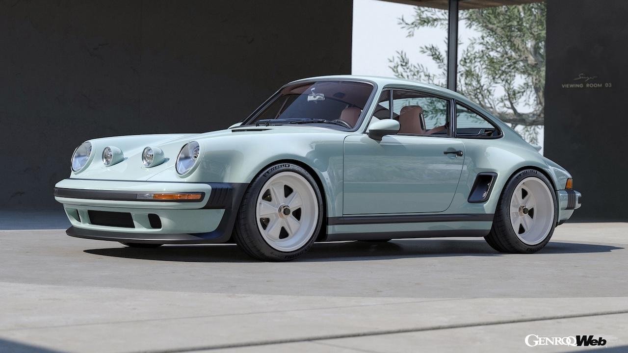 「ポルシェ 911 カレラ クーペ リイマジンド バイ シンガー」のエクステリア。