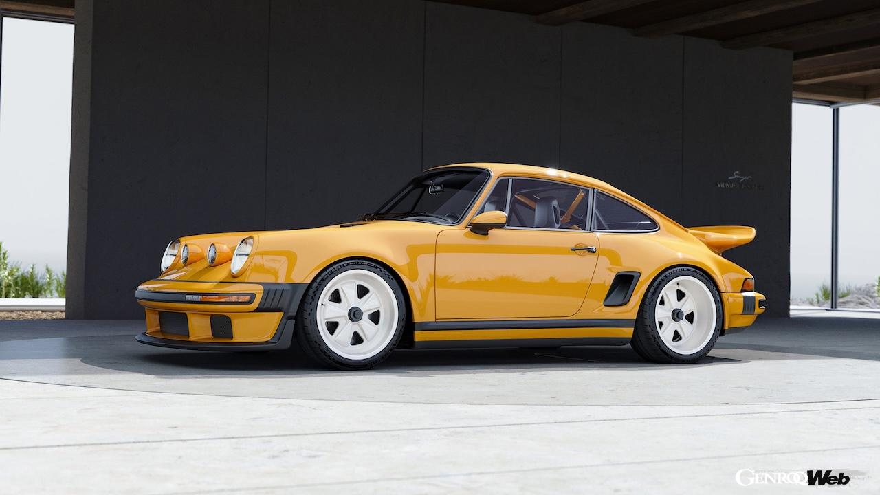 「ポルシェ 911 カレラ クーペ リイマジンド バイ シンガー」のエクステリア。