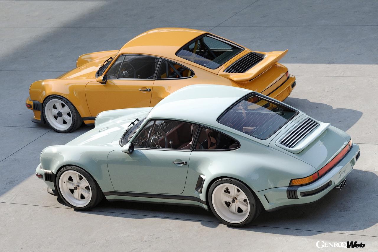 「ポルシェ 911 カレラ クーペ リイマジンド バイ シンガー」のエクステリア。